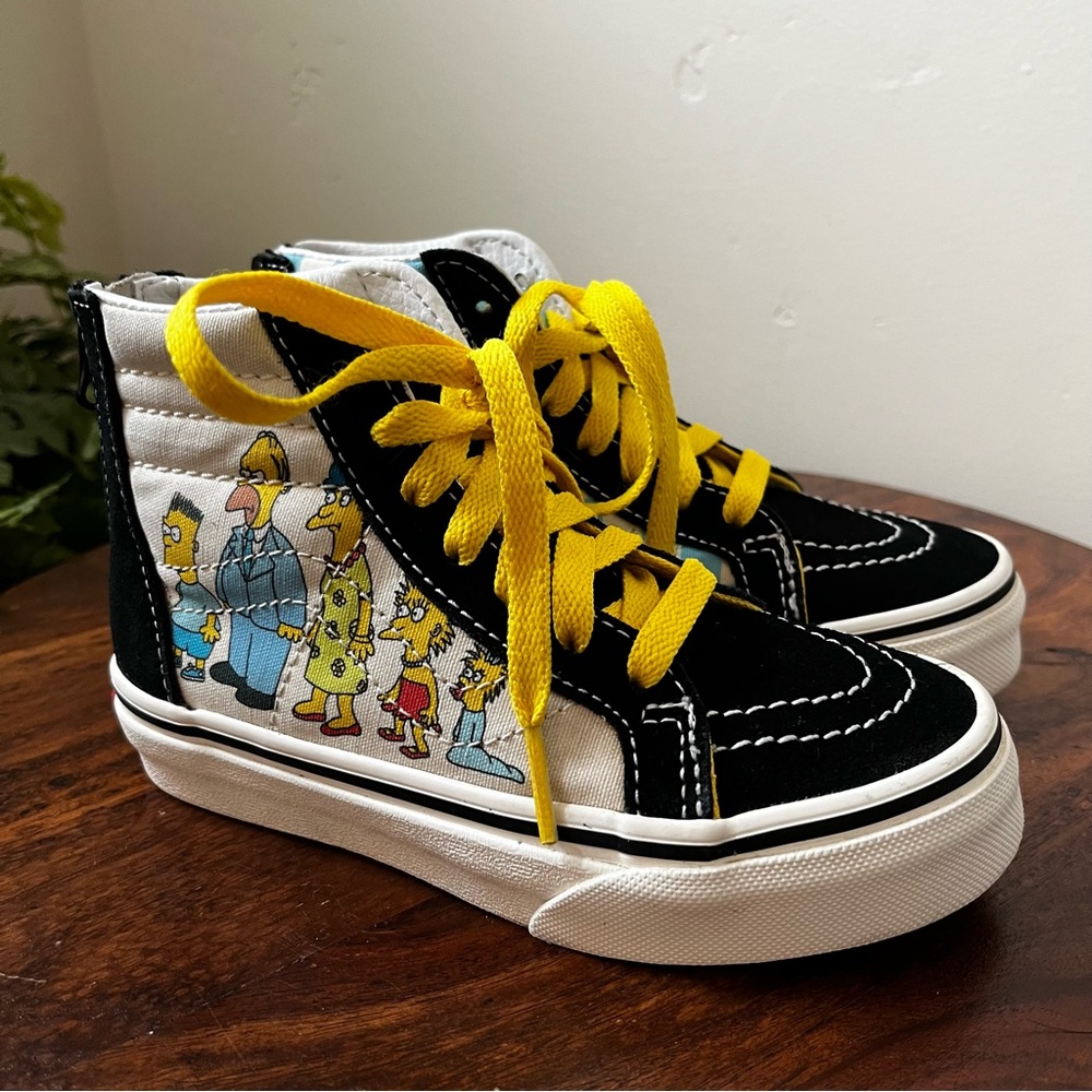 LIMITED EDITION Vans X The Simpsons Family Sk8-Hi Zip 1987-2020 US KIDS Sz 11.5